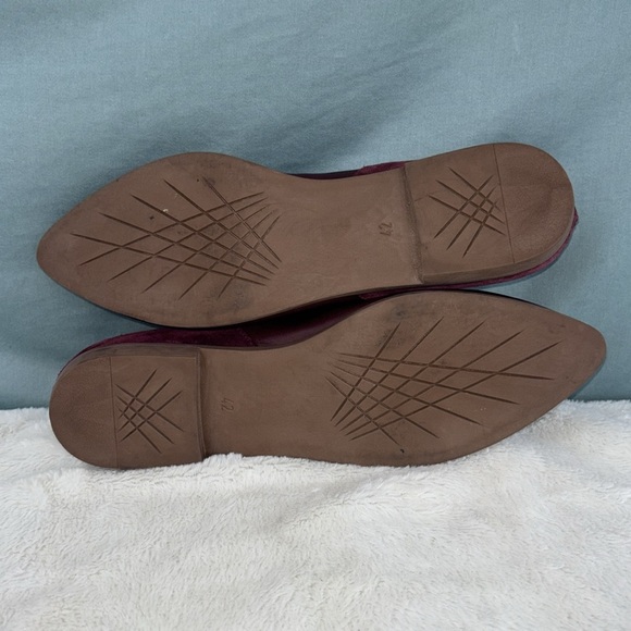 EUC Bueno Beau Leather and Suede Back Zip Loafers EU 42 - Picture 6 of 8